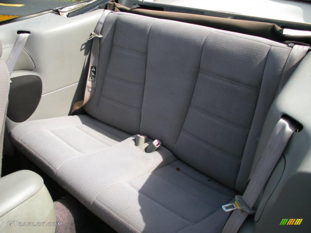 1999 Mustang V6 Convertible - Atlantic Blue Metallic / Light Graphite photo #16