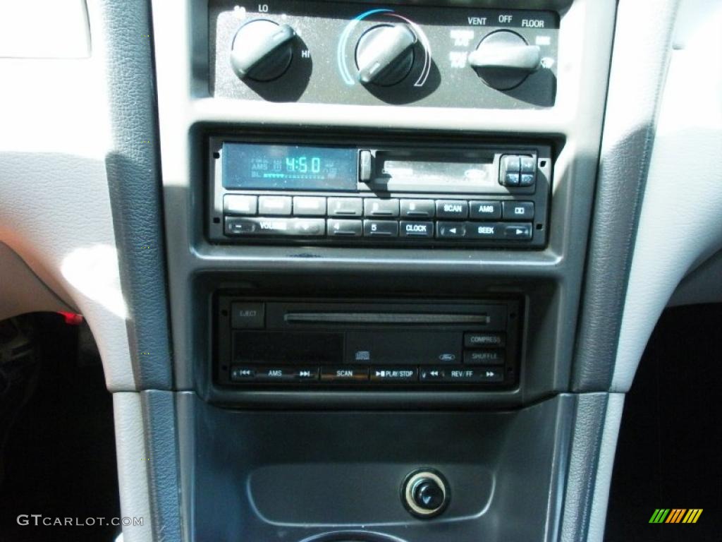 1999 Mustang V6 Convertible - Atlantic Blue Metallic / Light Graphite photo #23