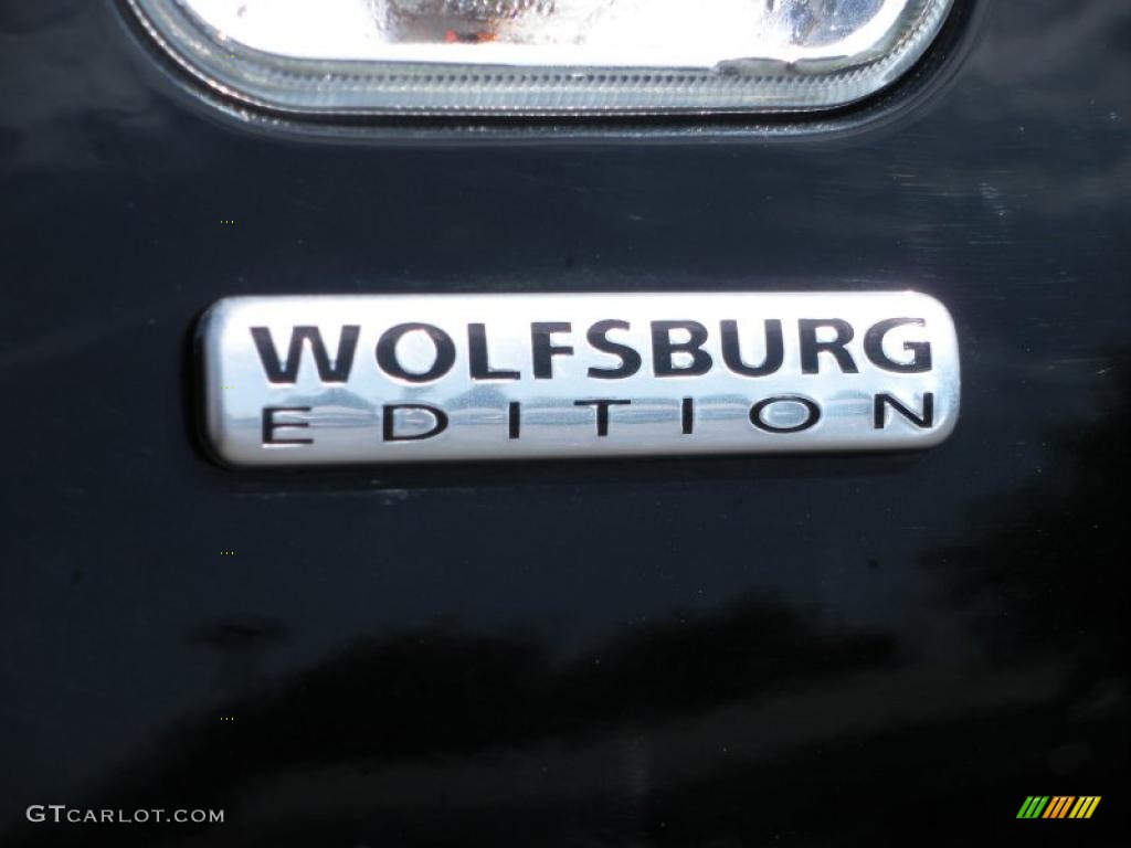 2003 Jetta Wolfsburg Edition 1.8T Sedan - Black / Black photo #11