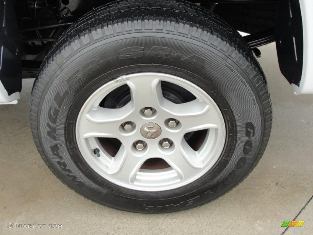 2006 Dakota SLT Club Cab - Bright White / Medium Slate Gray photo #14