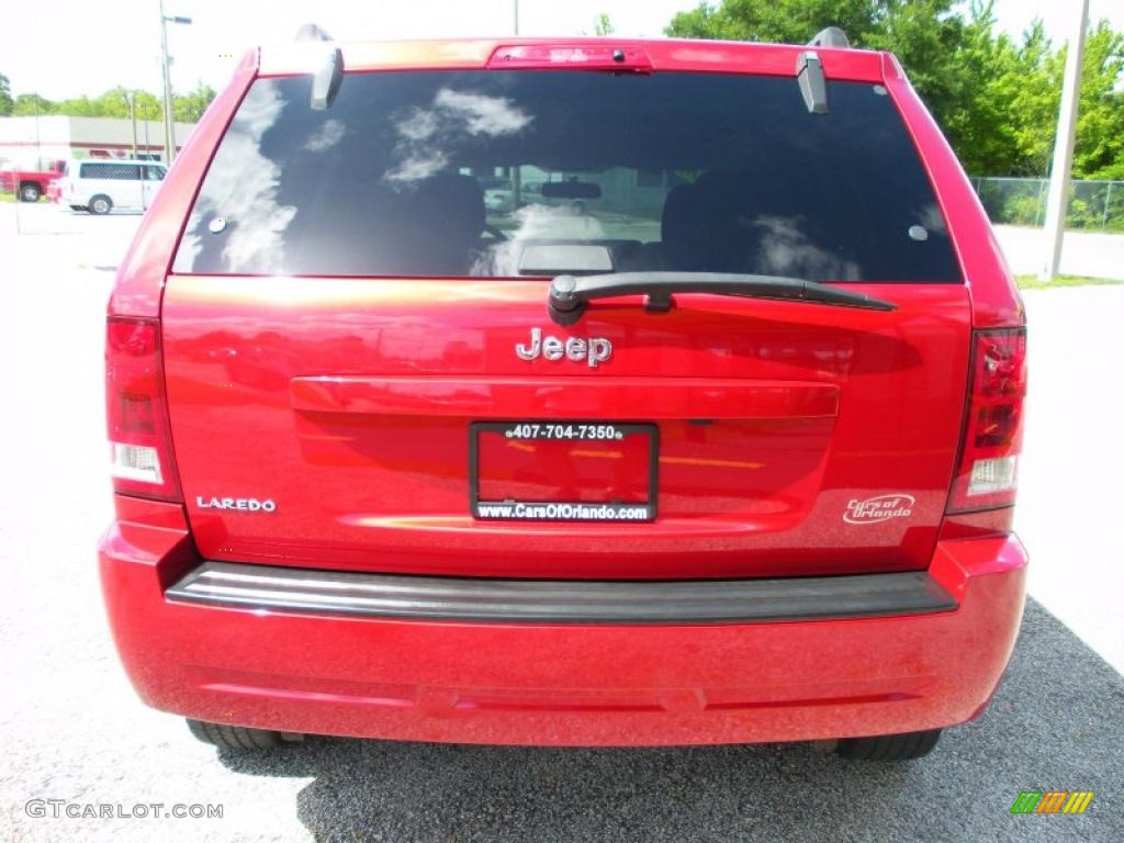 2006 Grand Cherokee Laredo - Inferno Red Crystal Pearl / Medium Slate Gray photo #6