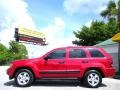 2006 Inferno Red Crystal Pearl Jeep Grand Cherokee Laredo  photo #8