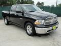 2009 Brilliant Black Crystal Pearl Dodge Ram 1500 SLT Quad Cab  photo #1