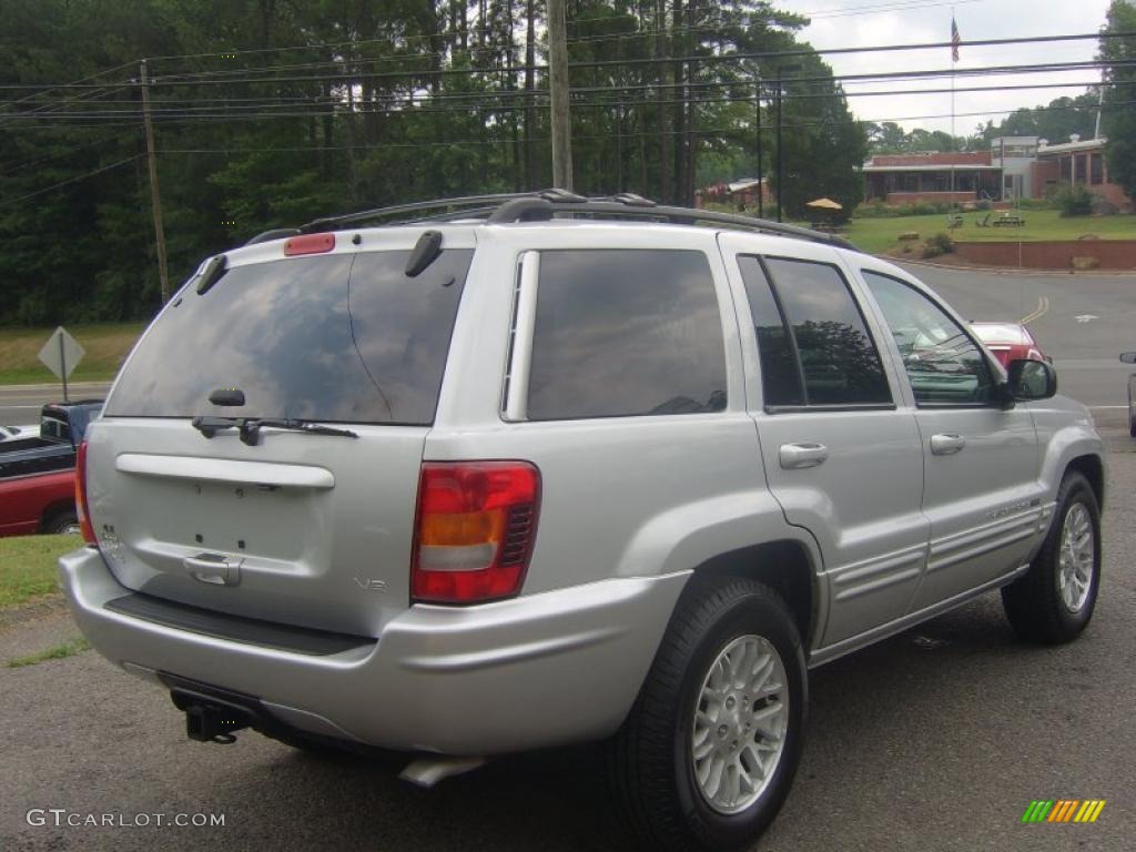 2004 Grand Cherokee Limited 4x4 - Bright Silver Metallic / Dark Slate Gray photo #3