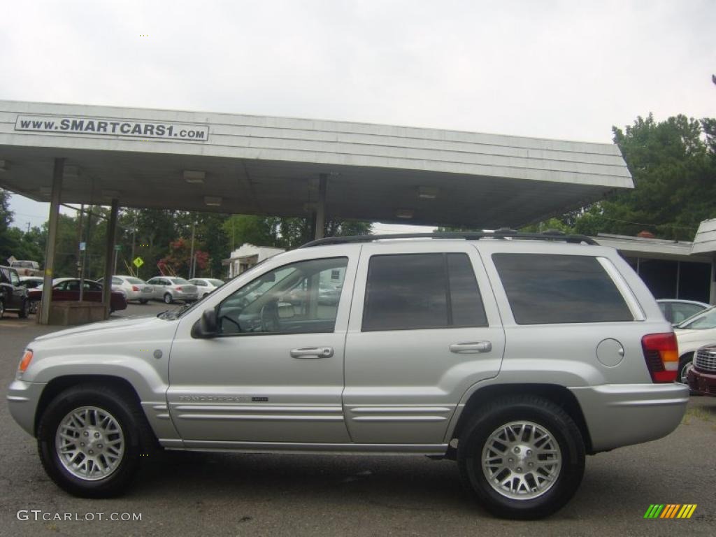 2004 Grand Cherokee Limited 4x4 - Bright Silver Metallic / Dark Slate Gray photo #5