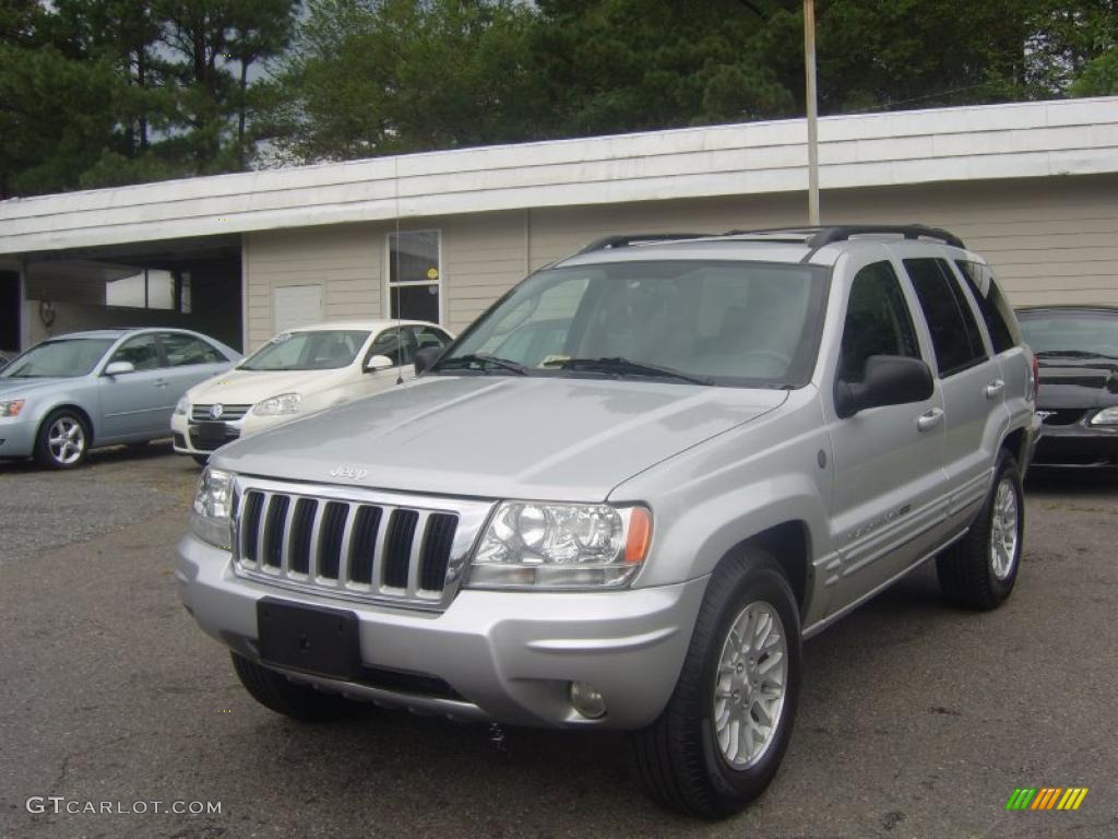 2004 Grand Cherokee Limited 4x4 - Bright Silver Metallic / Dark Slate Gray photo #6