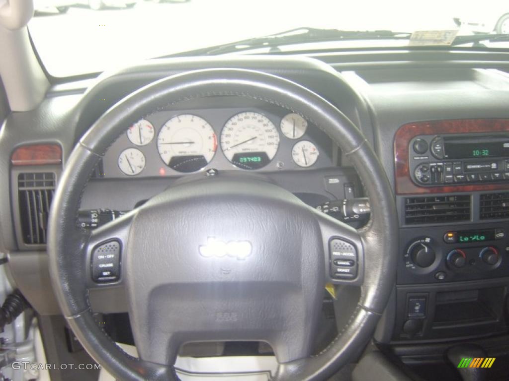 2004 Grand Cherokee Limited 4x4 - Bright Silver Metallic / Dark Slate Gray photo #14
