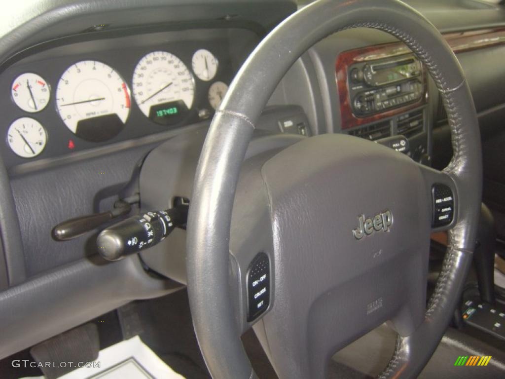 2004 Grand Cherokee Limited 4x4 - Bright Silver Metallic / Dark Slate Gray photo #15