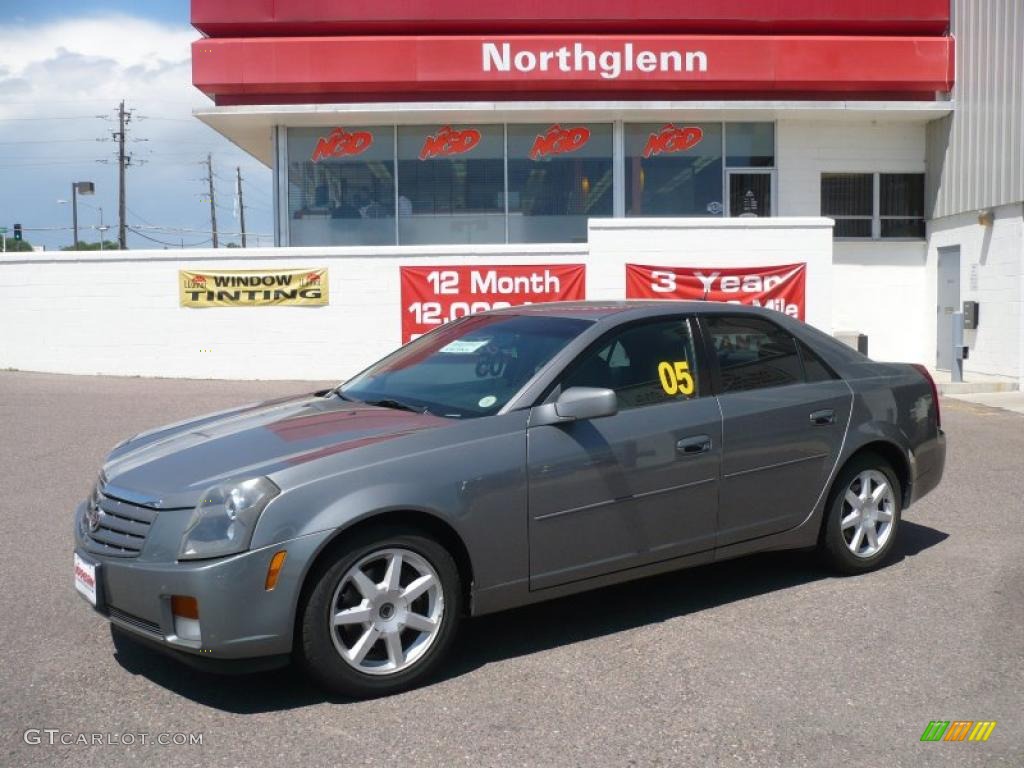 2005 CTS Sedan - Stealth Gray / Light Gray/Ebony photo #1