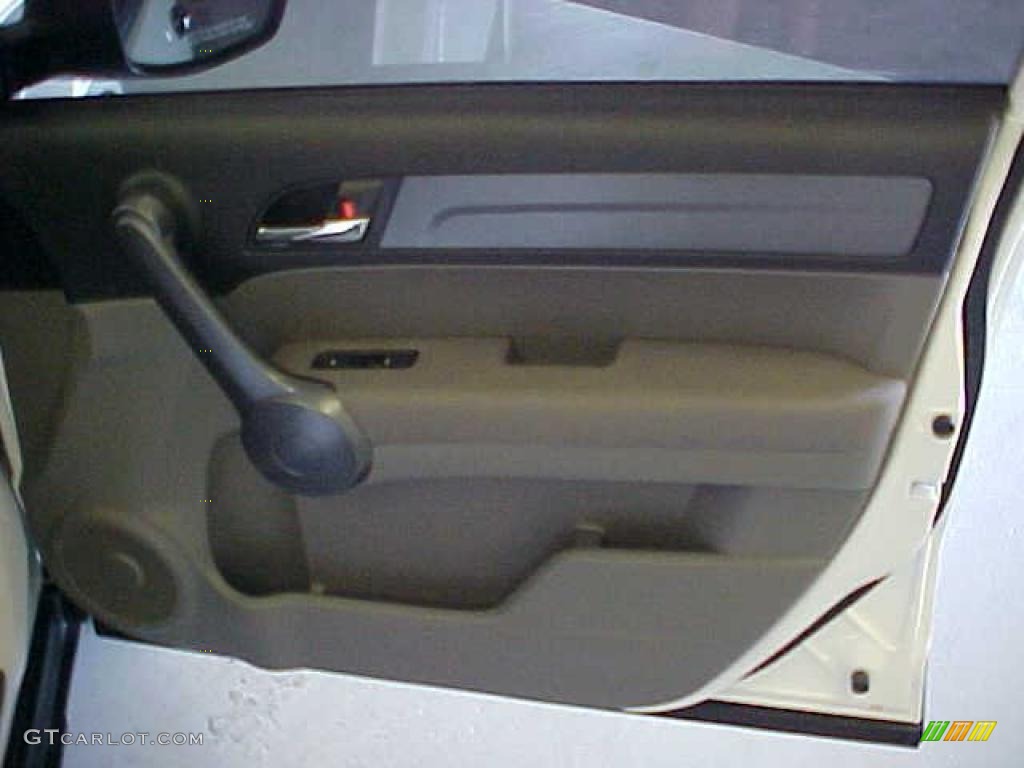 2009 CR-V EX 4WD - Taffeta White / Gray photo #5