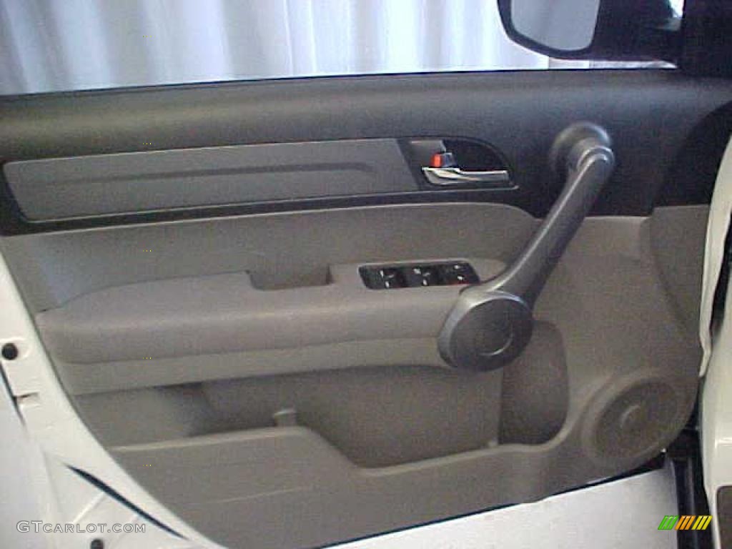 2009 CR-V EX 4WD - Taffeta White / Gray photo #16