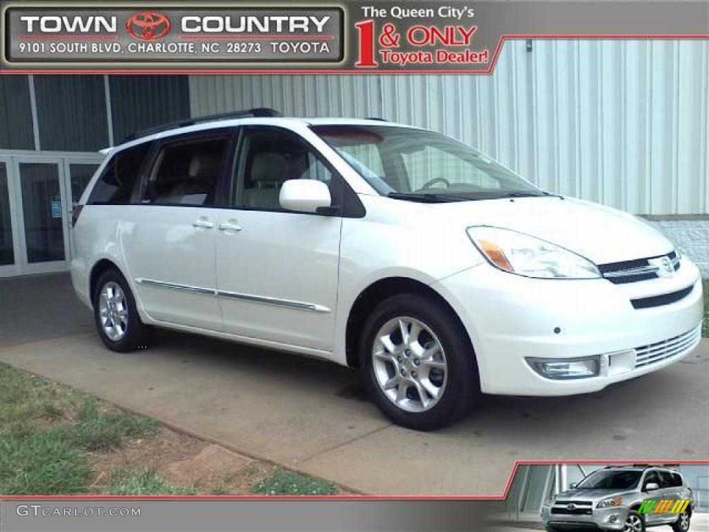 2004 Sienna XLE Limited - Natural White / Fawn Beige photo #1