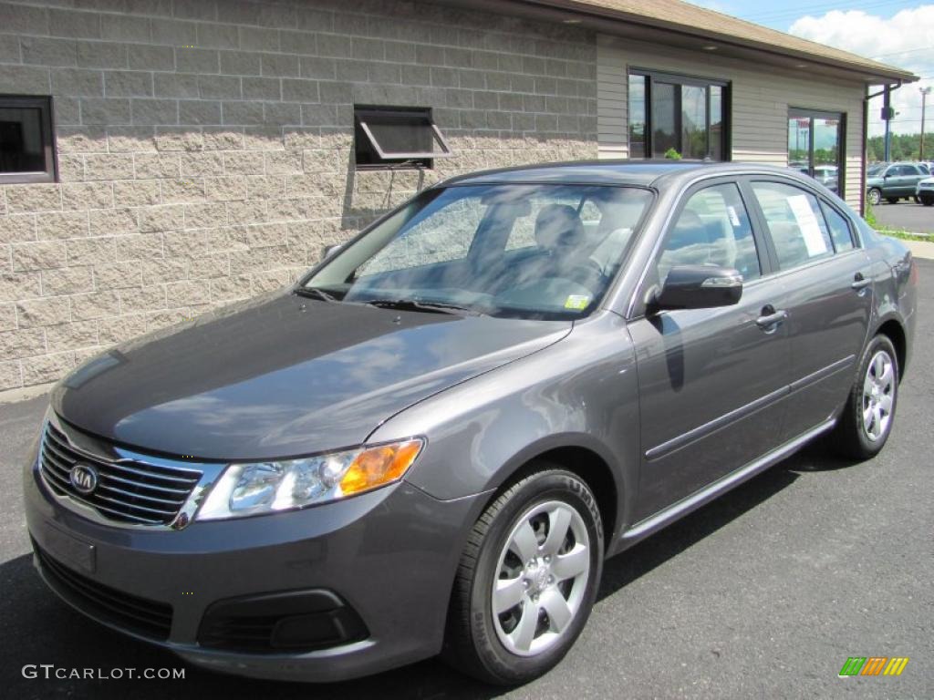 2009 Optima LX - Midnight Gray / Gray photo #1