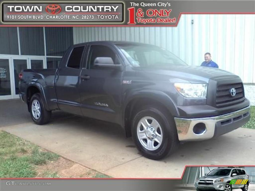 2008 Tundra SR5 Double Cab - Slate Gray Metallic / Graphite Gray photo #1