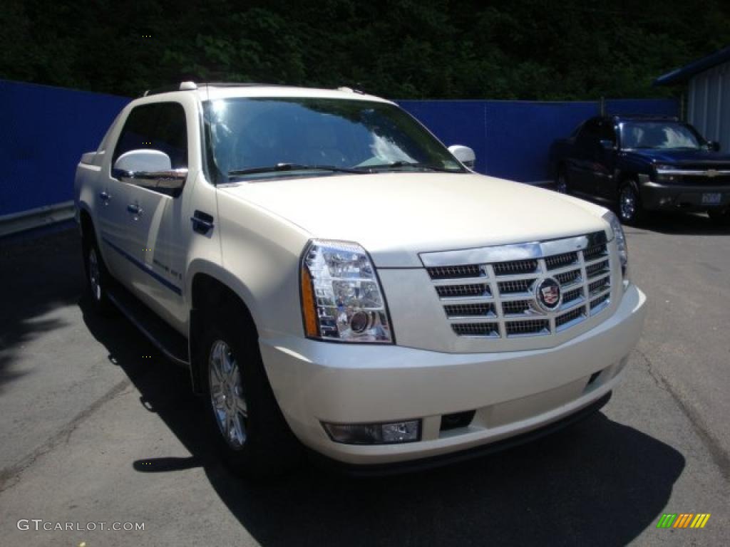 2009 Escalade EXT AWD - White Diamond / Cocoa/Cashmere photo #6