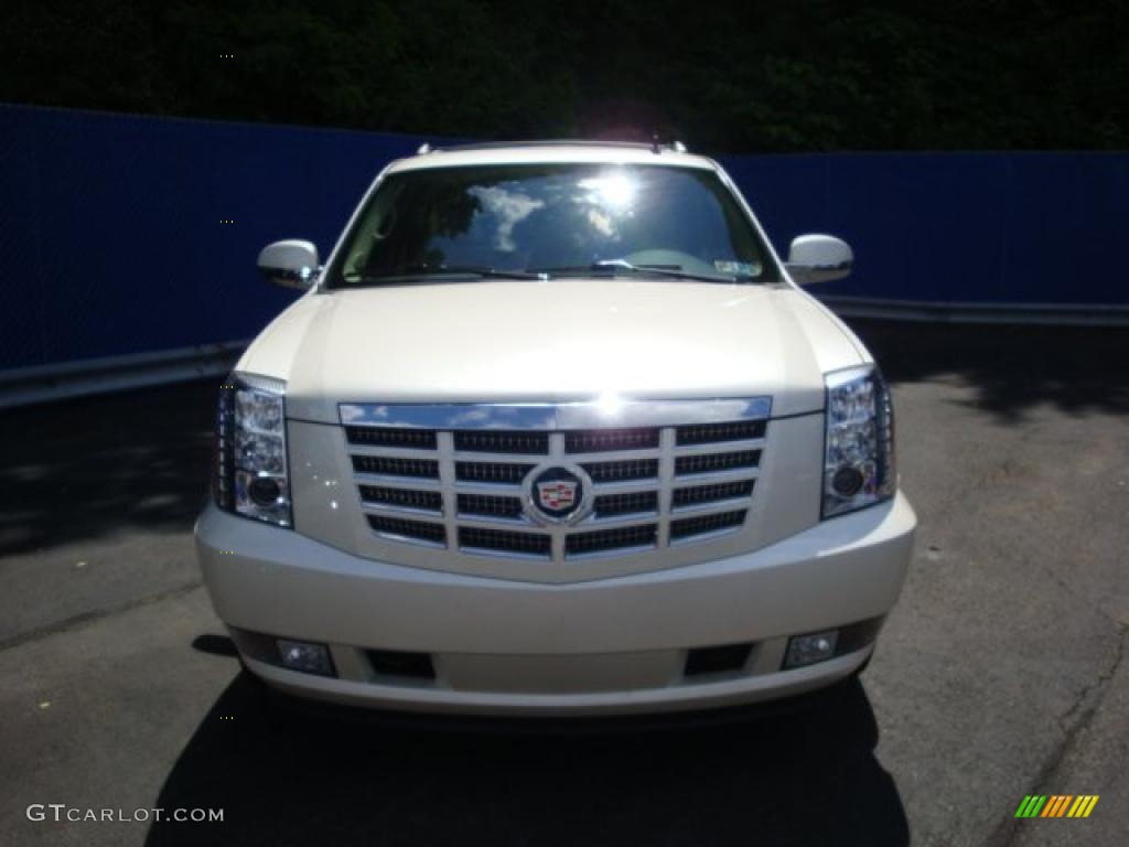 2009 Escalade EXT AWD - White Diamond / Cocoa/Cashmere photo #7