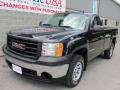 2008 Onyx Black GMC Sierra 1500 Regular Cab 4x4  photo #1