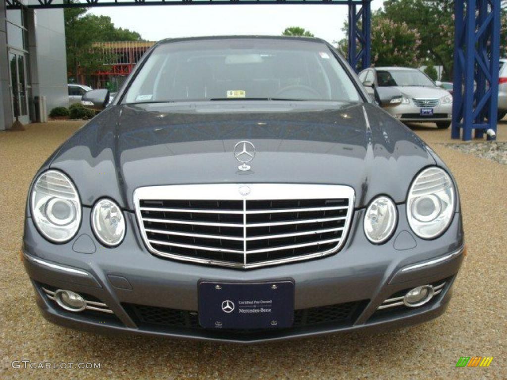 2007 E 350 Sedan - Flint Grey Metallic / Black photo #9