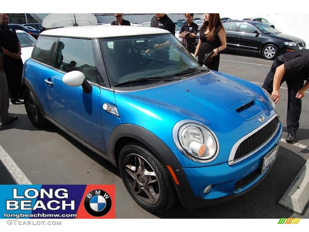 2007 Cooper S Hardtop - Laser Blue Metallic / Carbon Black/Black photo #1