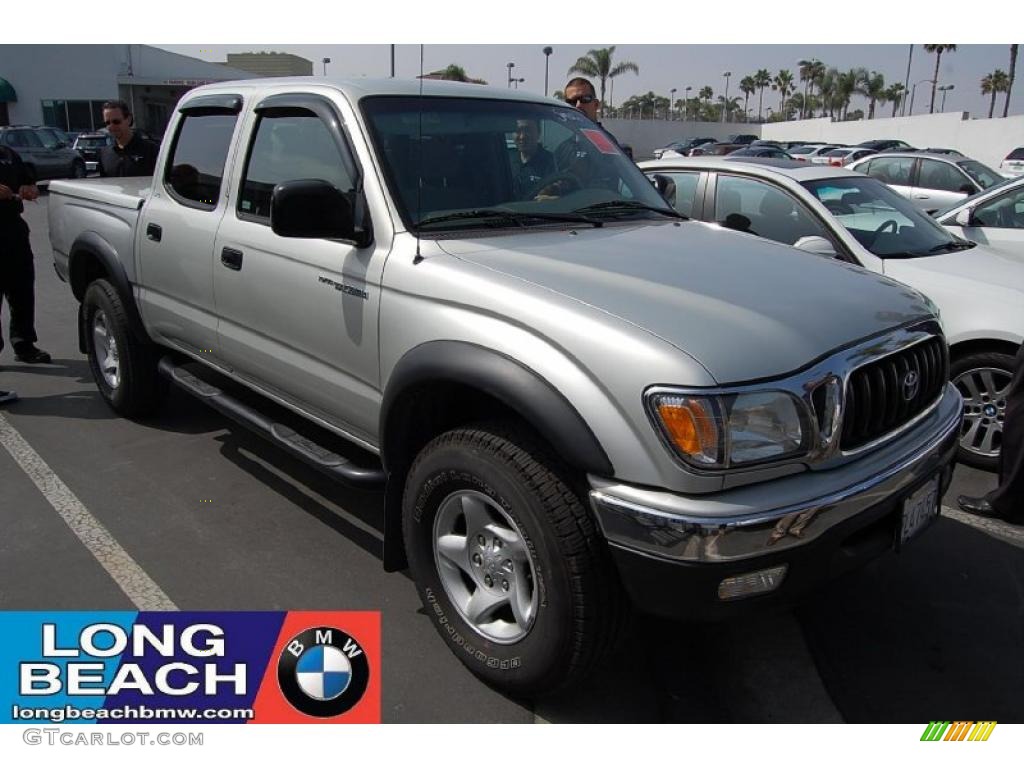 2004 Tacoma V6 PreRunner Double Cab - Lunar Mist Metallic / Oak photo #1