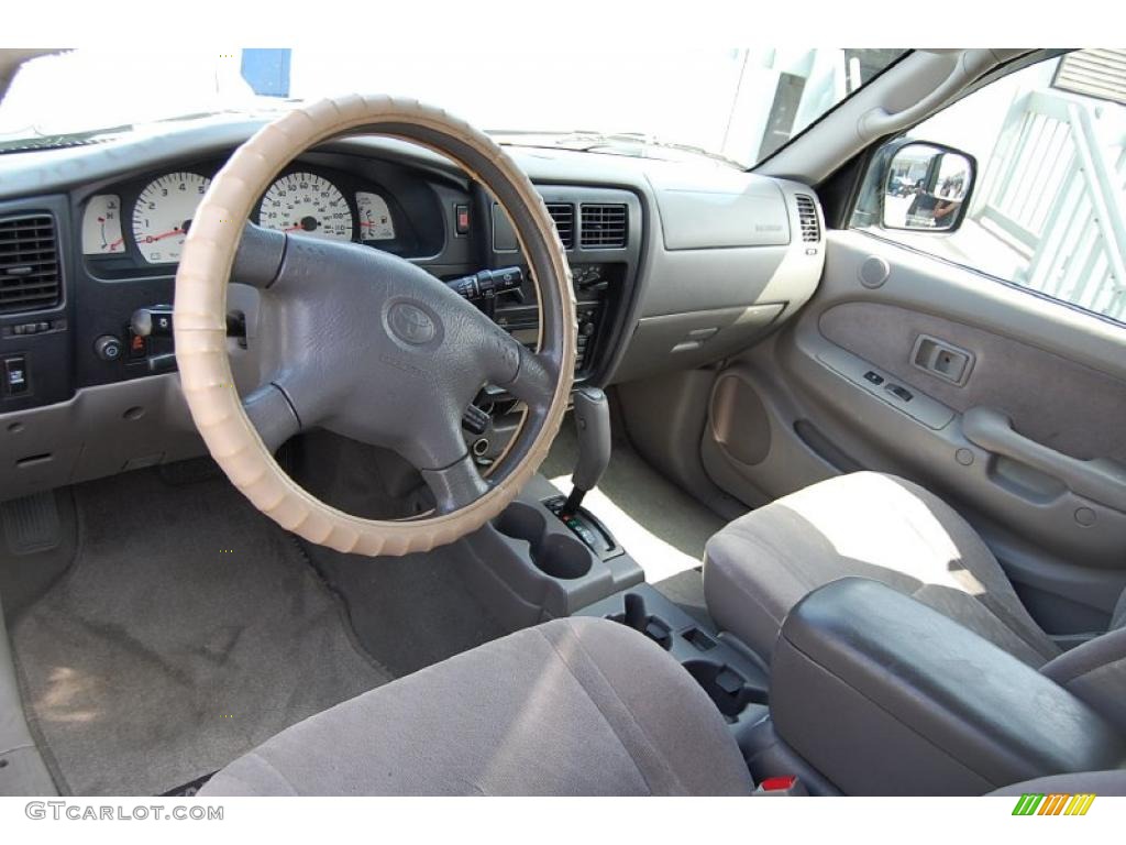 2004 Tacoma V6 PreRunner Double Cab - Lunar Mist Metallic / Oak photo #3