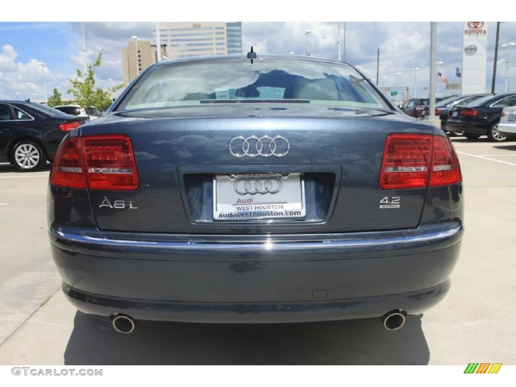 2010 A8 L 4.2 quattro - Northern Blue Pearl Effect / Cardamom Beige photo #5