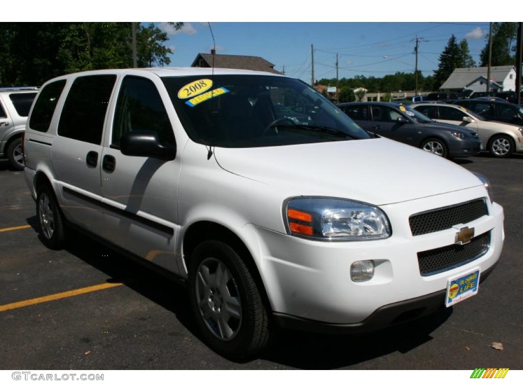 2008 Uplander LS - Summit White / Medium Gray photo #1