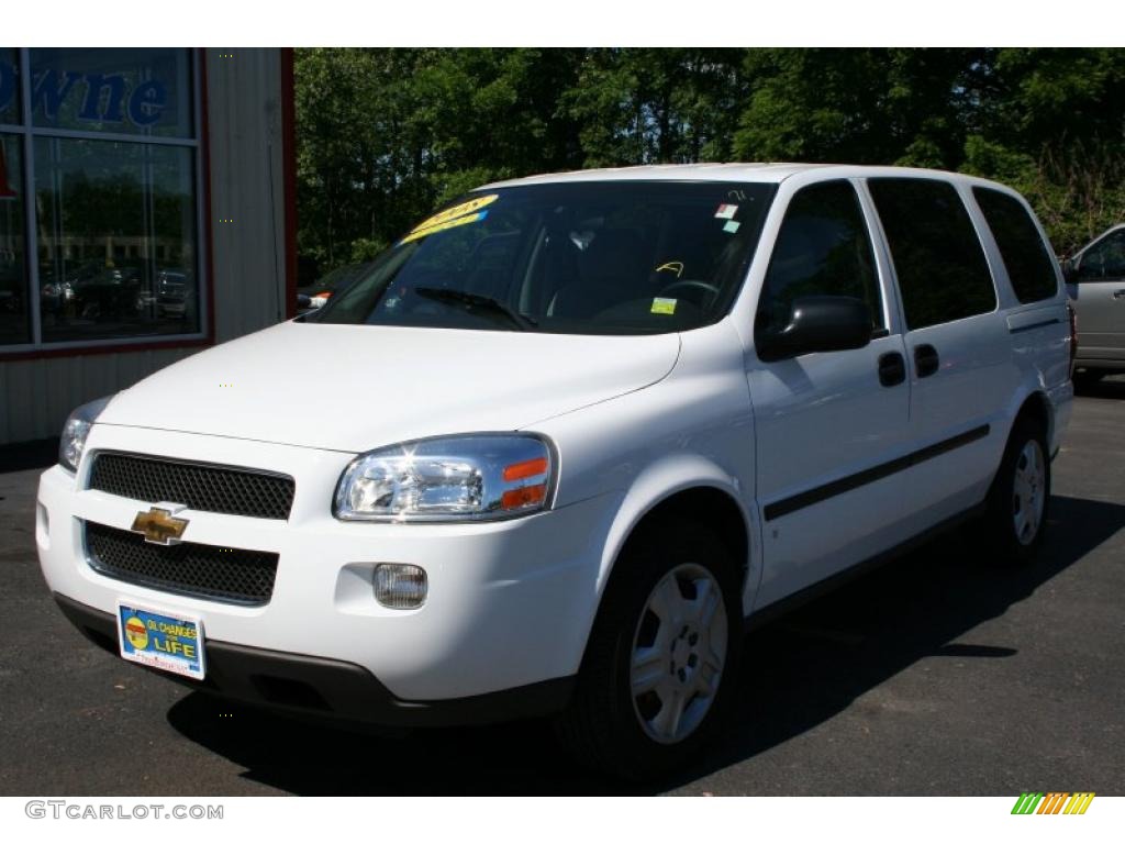 2008 Uplander LS - Summit White / Medium Gray photo #10