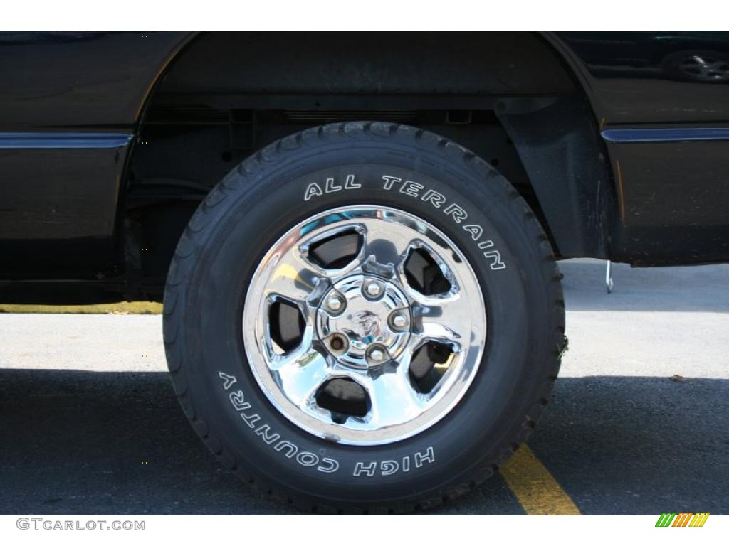 2003 Ram 1500 SLT Quad Cab 4x4 - Black / Dark Slate Gray photo #25