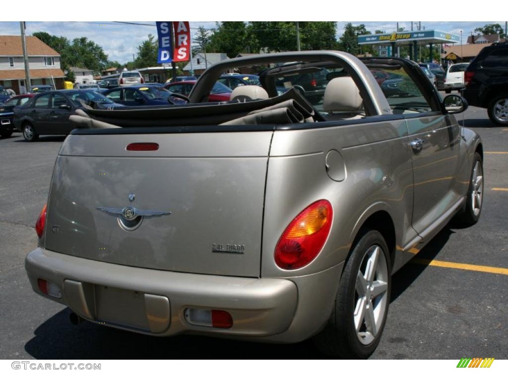 2005 PT Cruiser GT Convertible - Linen Gold Metallic Pearl / Taupe/Pearl Beige photo #2