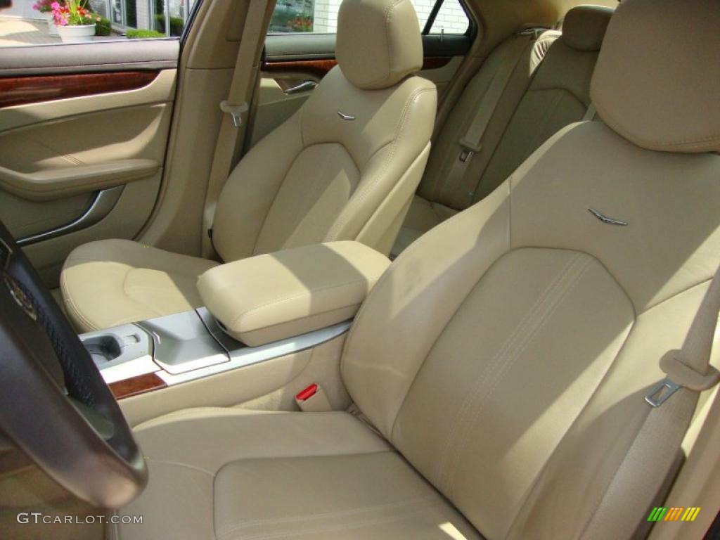 2008 CTS 4 AWD Sedan - Crystal Red / Cashmere/Cocoa photo #9