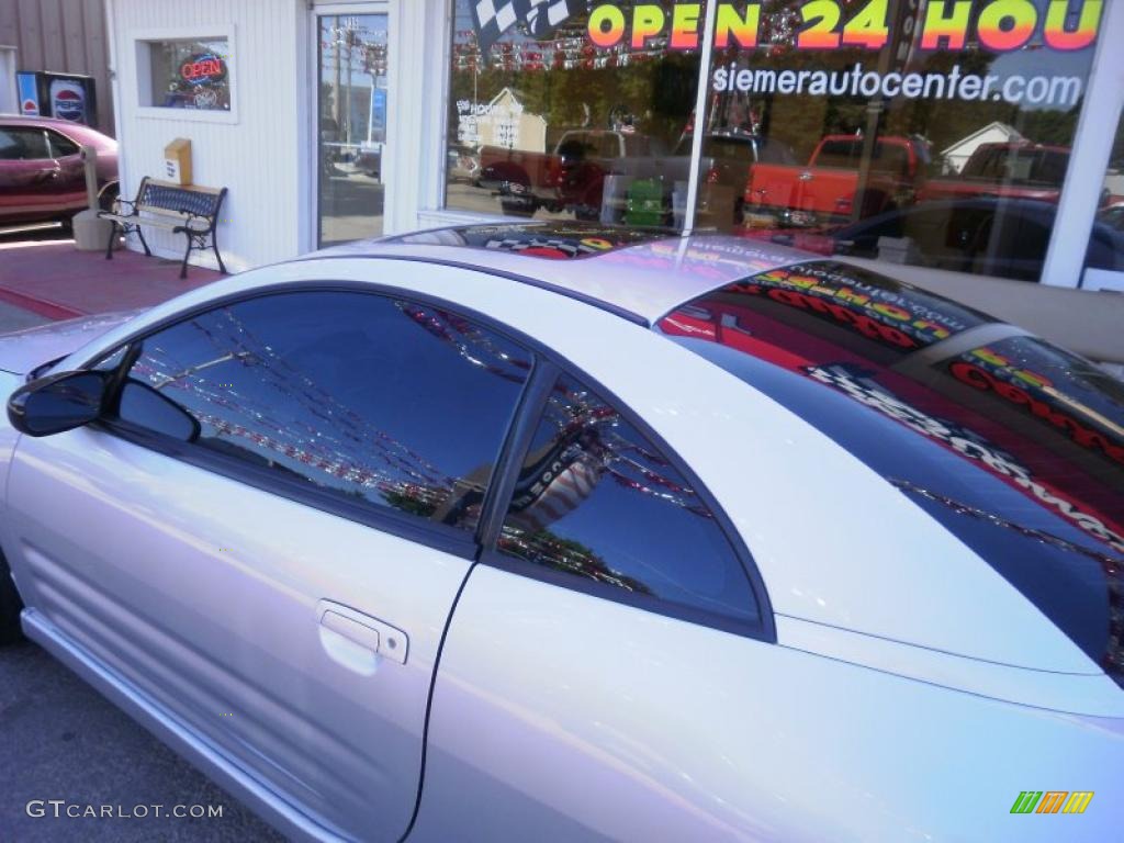 2003 Eclipse GT Coupe - Sterling Silver Metallic / Midnight photo #3