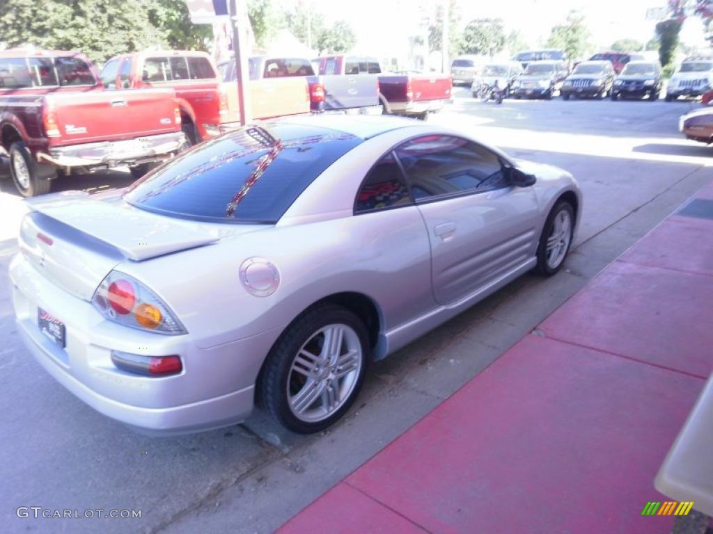 2003 Eclipse GT Coupe - Sterling Silver Metallic / Midnight photo #23