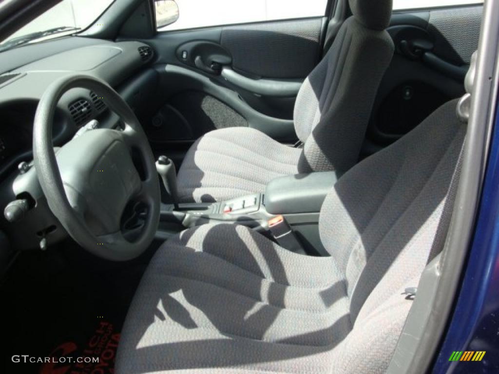 2001 Sunfire SE Sedan - Indigo Blue / Graphite photo #7
