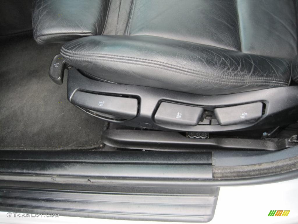 1999 3 Series 323i Sedan - Titanium Silver Metallic / Black photo #27