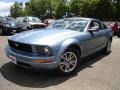 2005 Windveil Blue Metallic Ford Mustang V6 Deluxe Coupe  photo #1