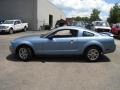 2005 Windveil Blue Metallic Ford Mustang V6 Deluxe Coupe  photo #2