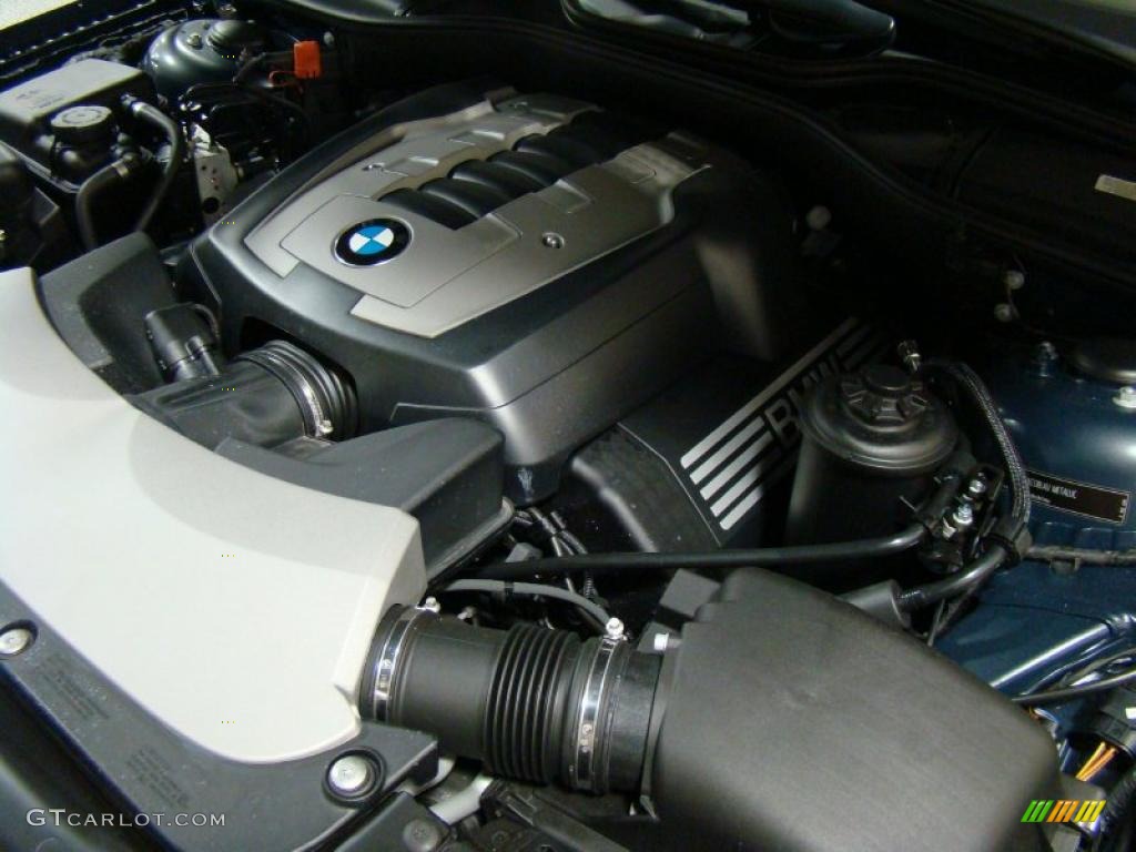 2008 7 Series 750Li Sedan - Monaco Blue Metallic / Natural Brown photo #15