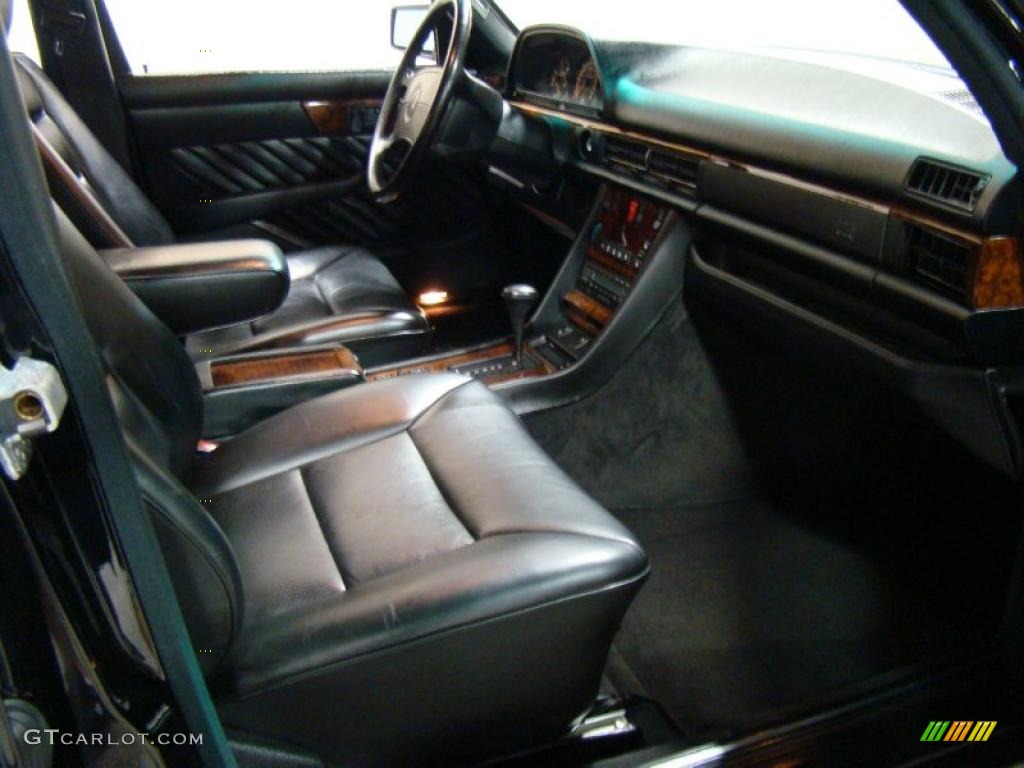 1991 S Class 560 SEL - Black / Black photo #13
