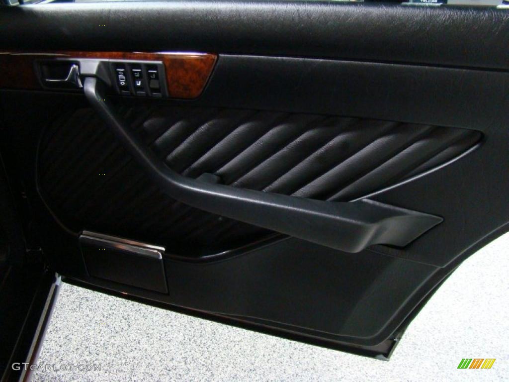 1991 S Class 560 SEL - Black / Black photo #14