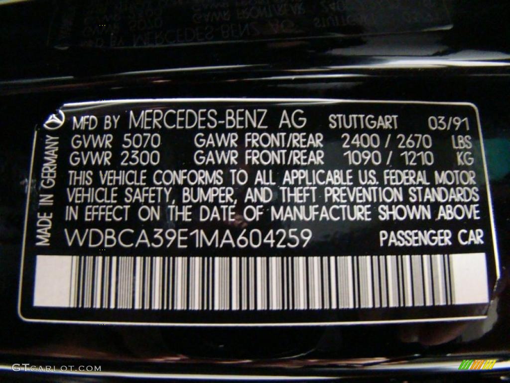 1991 S Class 560 SEL - Black / Black photo #18