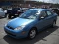 2000 Light Sapphire Blue Metallic Ford Focus SE Sedan  photo #16