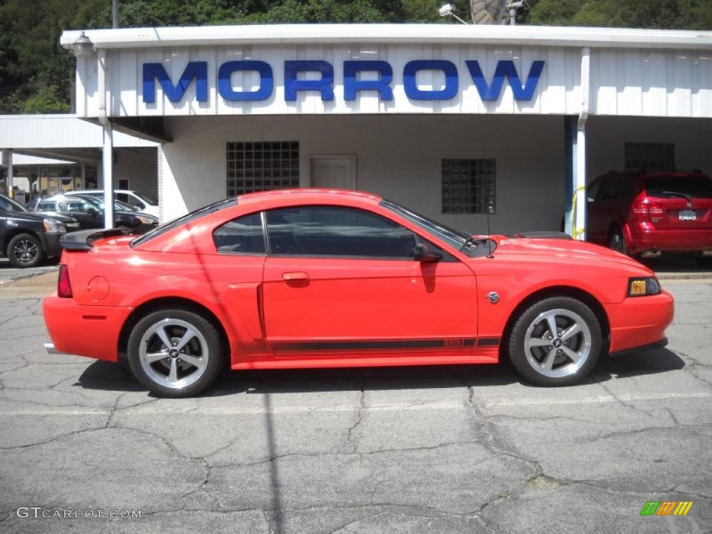 2004 Mustang Mach 1 Coupe - Competition Orange / Dark Charcoal photo #1