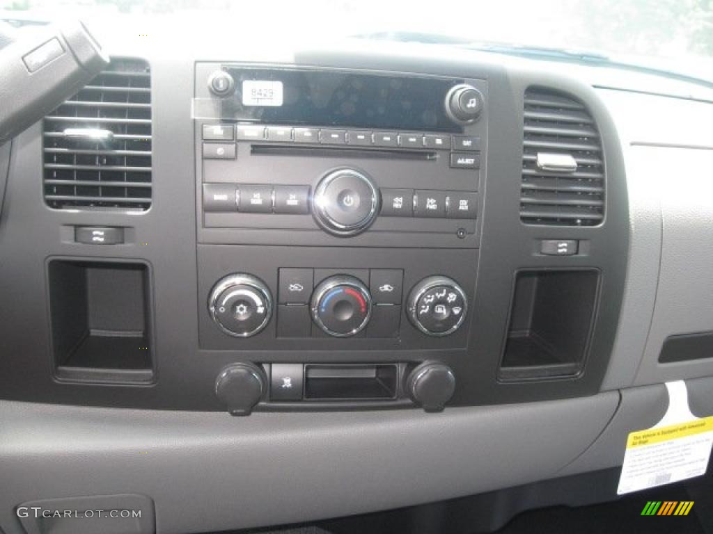 2010 Sierra 1500 Extended Cab - Stealth Gray Metallic / Dark Titanium photo #10