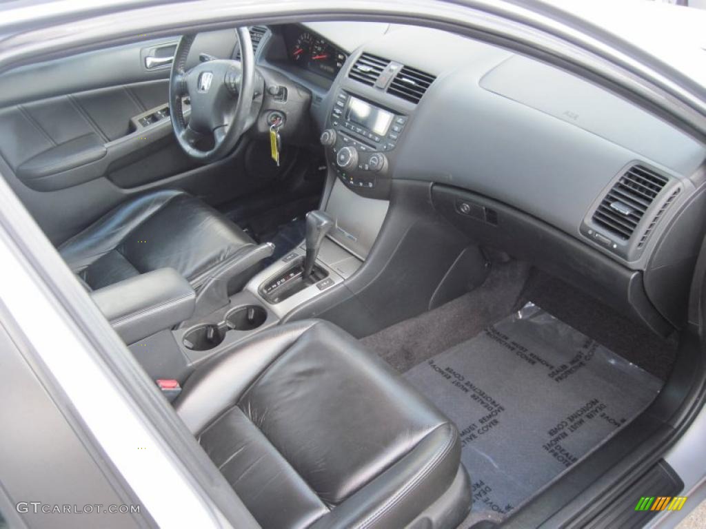 2005 Accord EX-L V6 Sedan - Satin Silver Metallic / Black photo #16