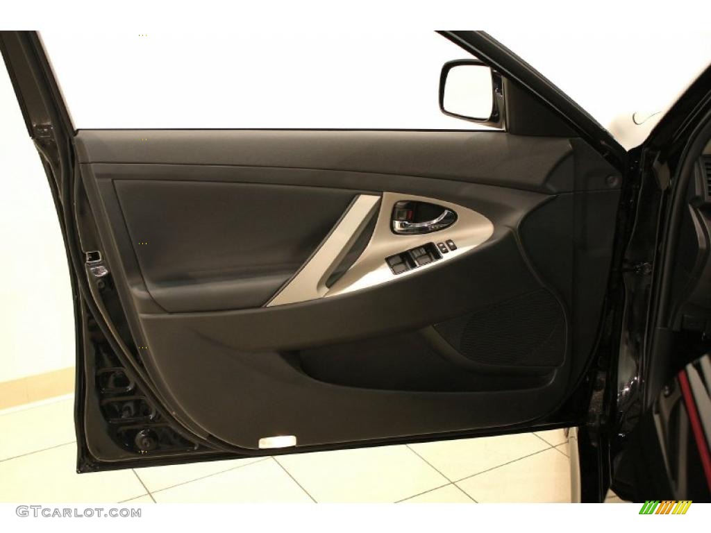 2008 Camry SE V6 - Black / Dark Charcoal photo #8