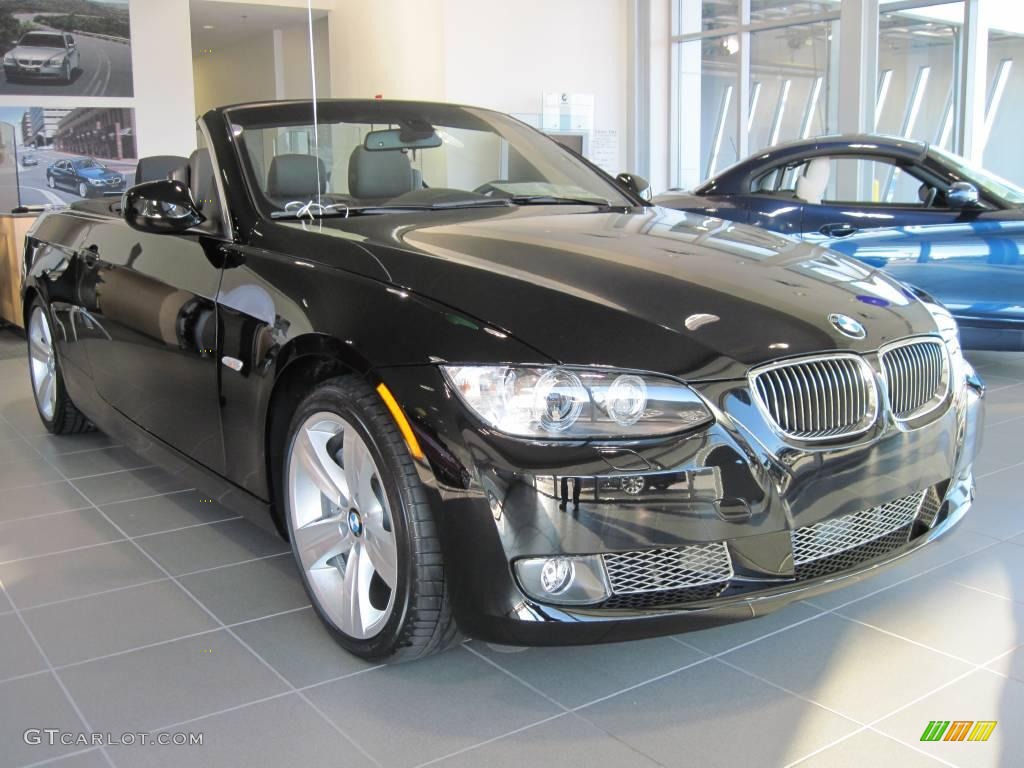 2010 3 Series 335i Convertible - Jet Black / Black photo #2