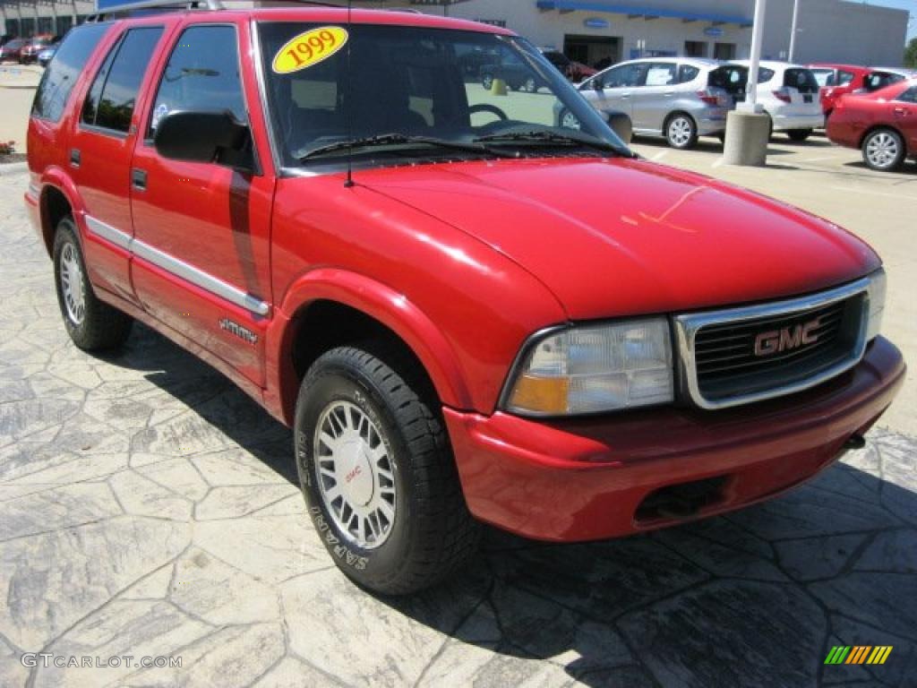 Fire Red GMC Jimmy