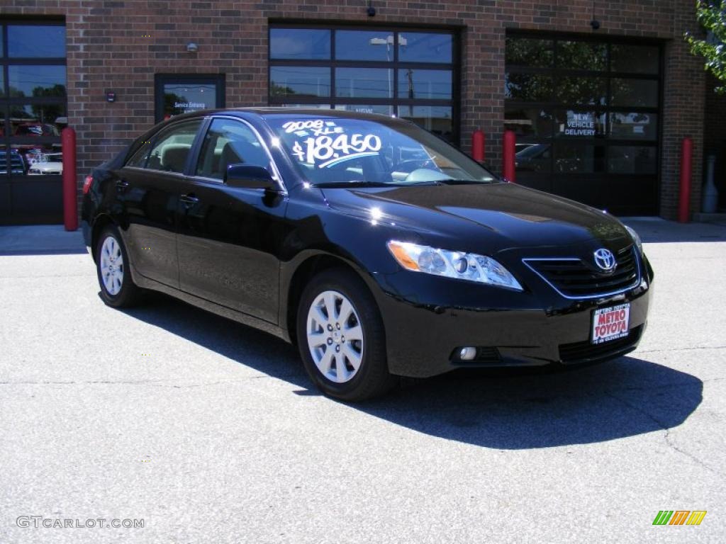 2008 Camry XLE - Black / Ash photo #1