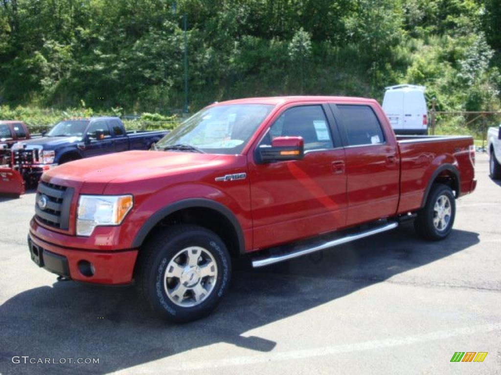 2010 F150 FX4 SuperCrew 4x4 - Red Candy Metallic / Black photo #10